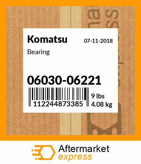 Spare part 06030-06221 + Bearing