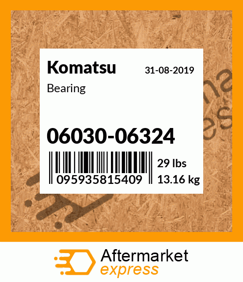 Spare part 06030-06324 + Bearing