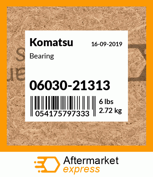 Spare part 06030-21313 + Bearing