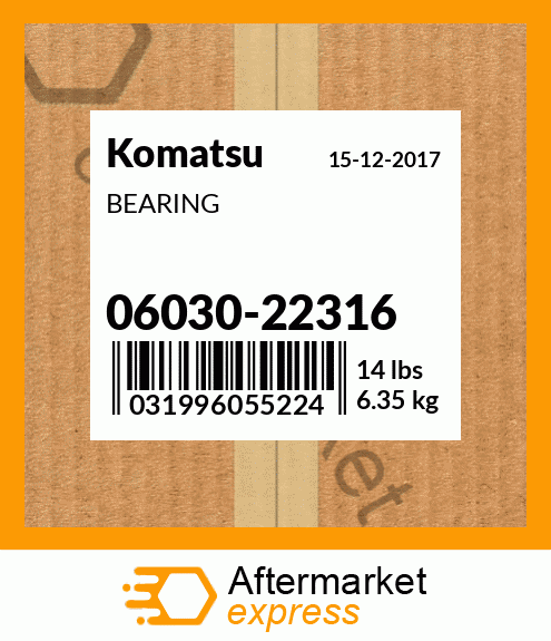 Spare part 06030-22316 + BEARING