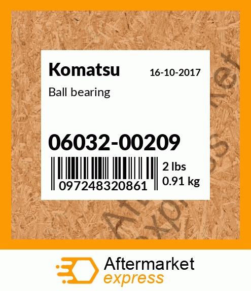 Spare part 06032-00209 + Ball bearing