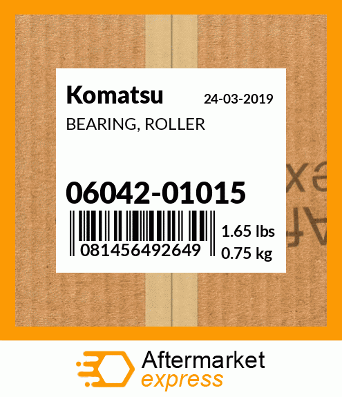 Spare part 06042-01015 + BEARING, ROLLER