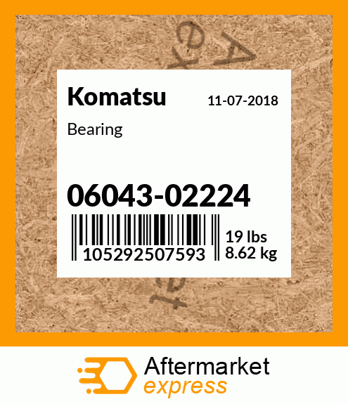 Spare part 06043-02224 + Bearing