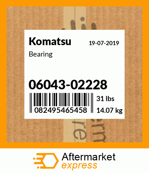 Spare part 06043-02228 + Bearing