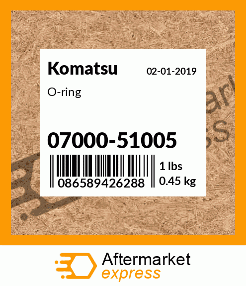 O-ring 07000-51005