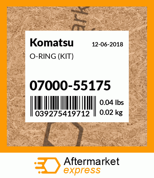 O-RING (KIT) 07000-55175