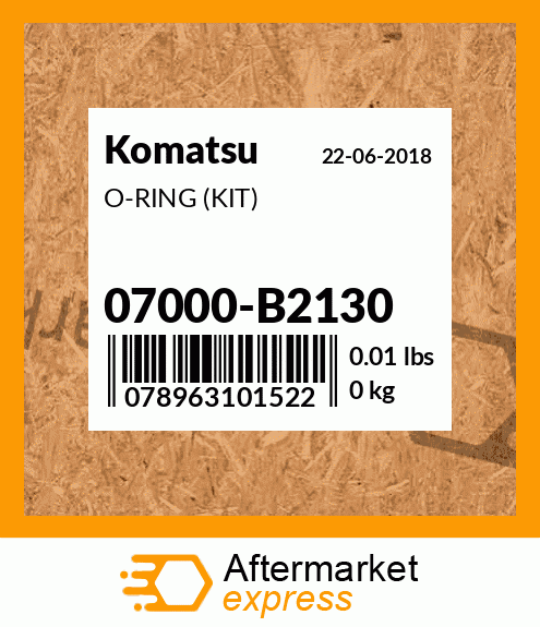 O-RING (KIT) 07000-B2130