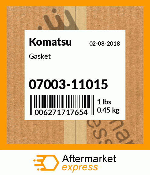 Spare part 07003-11015 + Gasket