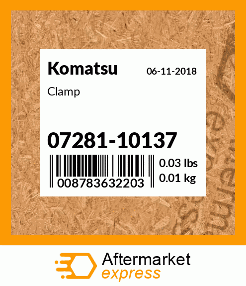 Clamp 07281-10137