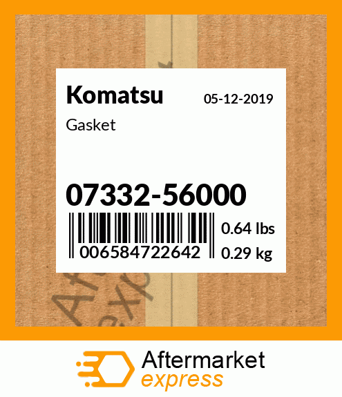 Spare part 07332-56000 + Gasket