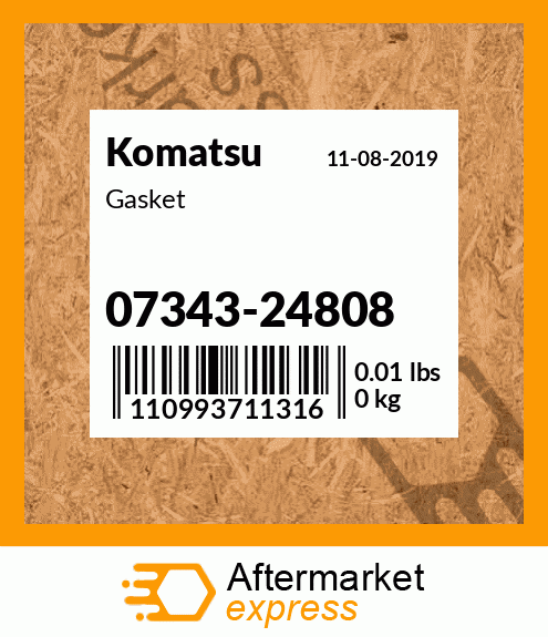 Spare part 07343-24808 + Gasket