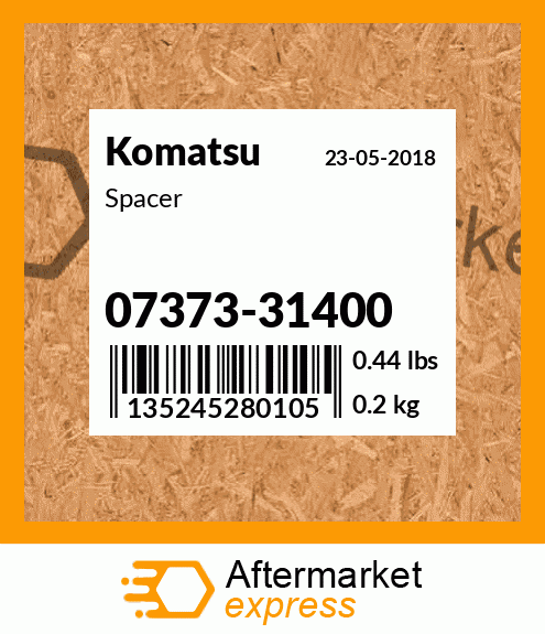 Spare part 0737331400 + Spacer