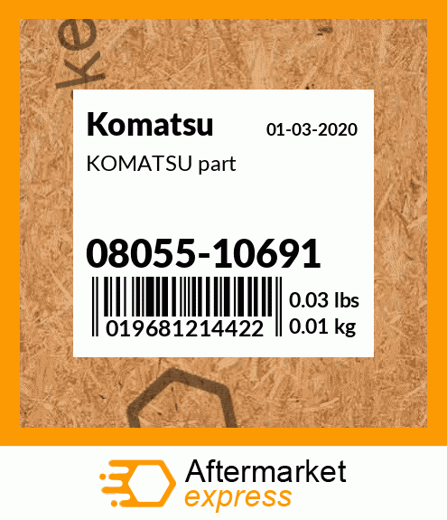 KOMATSU part 08055-10691