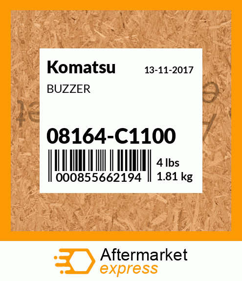 Spare part 08164-C1100 + BUZZER