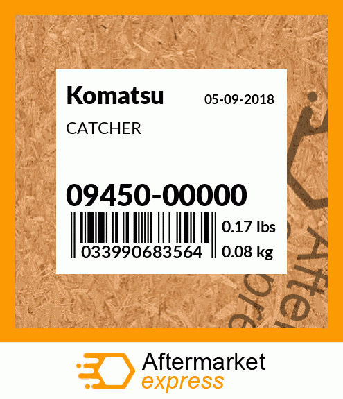 Spare part 09450-00000 + CATCHER