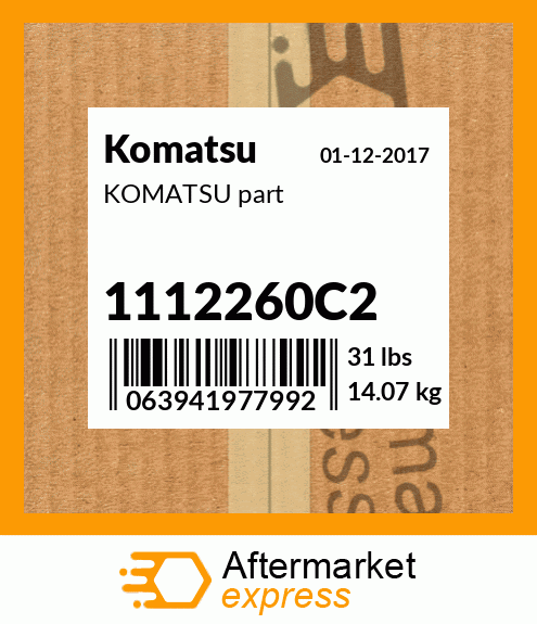 KOMATSU part 1112260C2