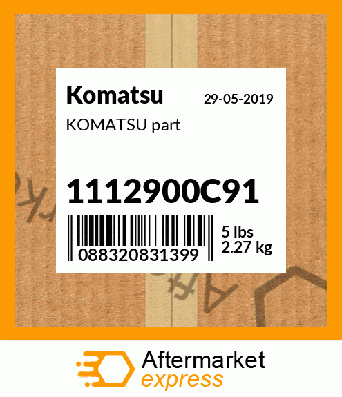 KOMATSU part 1112900C91