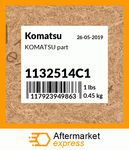 KOMATSU part 1132514C1