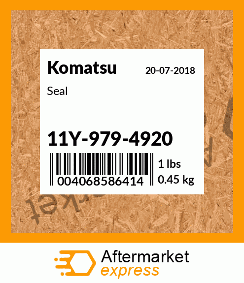 Spare part 11Y-979-4920 + Seal