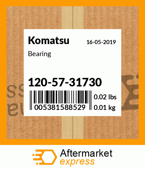 Spare part 120-57-31730 + Bearing