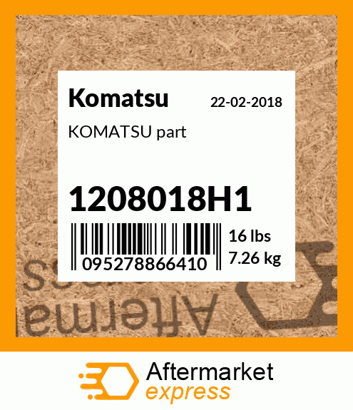 KOMATSU part 1208018H1