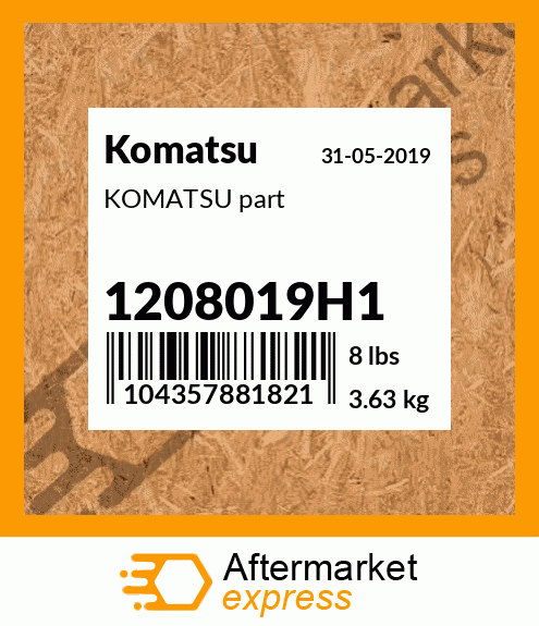 KOMATSU part 1208019H1