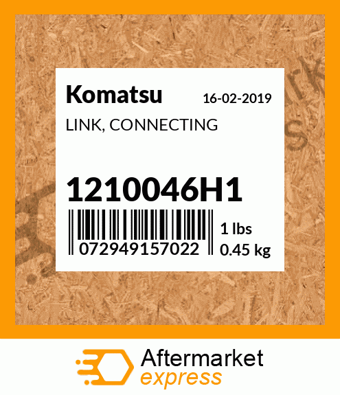 Spare part 1210046H1 + LINK, CONNECTING