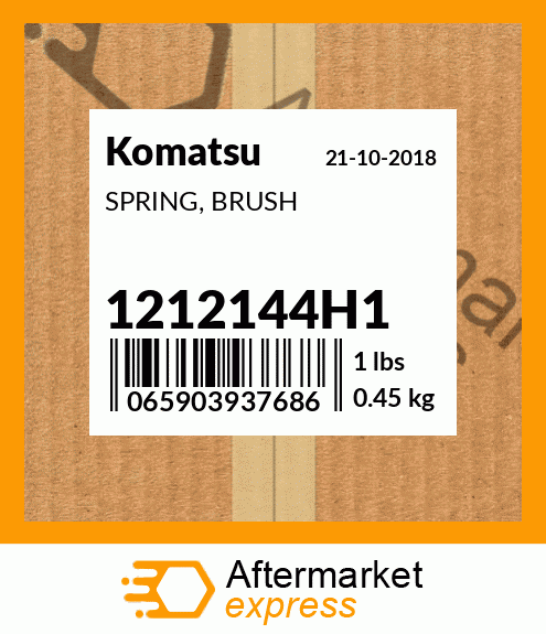 Spare part 1212144H1 + SPRING, BRUSH