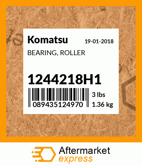 Spare part 1244218H1 + BEARING, ROLLER