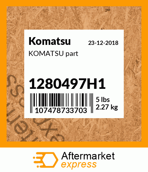 KOMATSU part 1280497H1