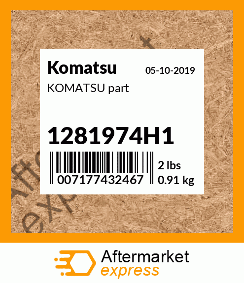 KOMATSU part 1281974H1