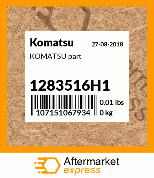 KOMATSU part 1283516H1