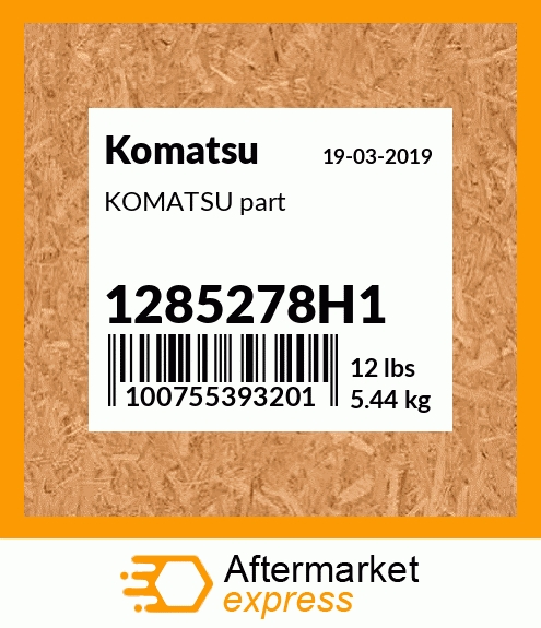 KOMATSU part 1285278H1