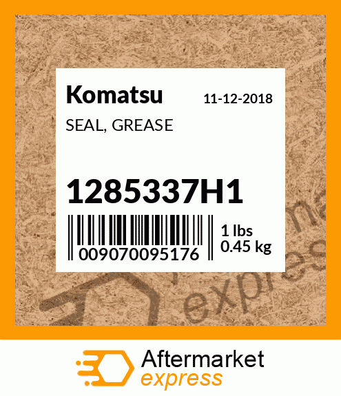 Spare part 1285337H1 + SEAL, GREASE