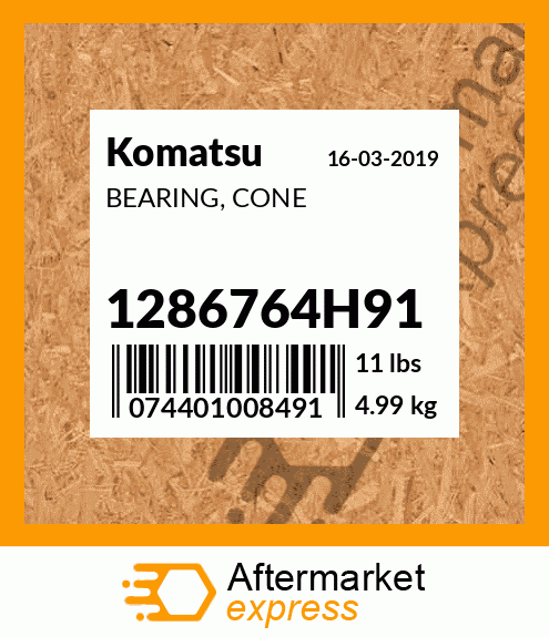 Spare part 1286764H91 + BEARING, CONE