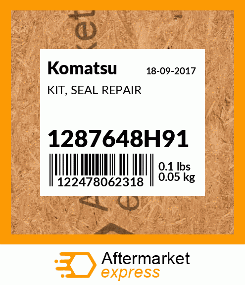 Spare part 1287648H91 + KIT, SEAL REPAIR