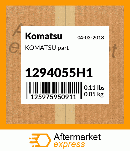 KOMATSU part 1294055H1