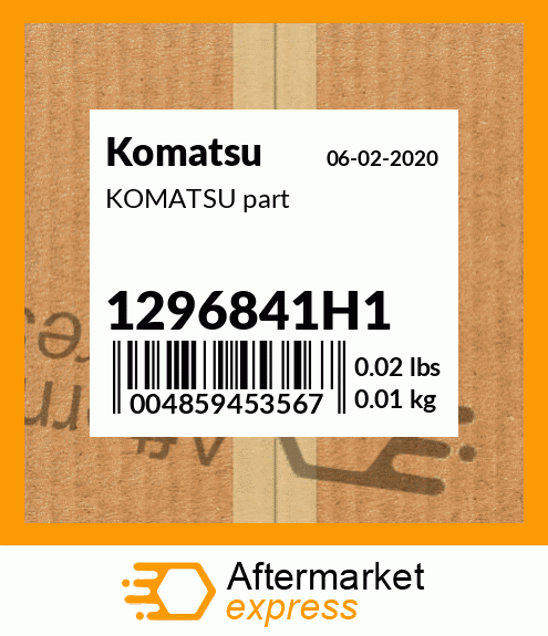 KOMATSU part 1296841H1