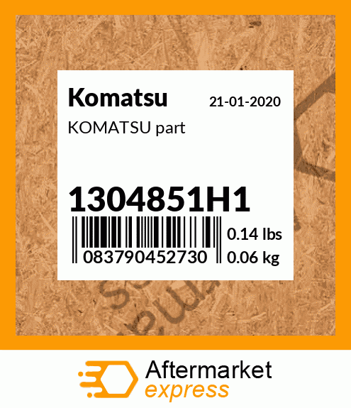KOMATSU part 1304851H1