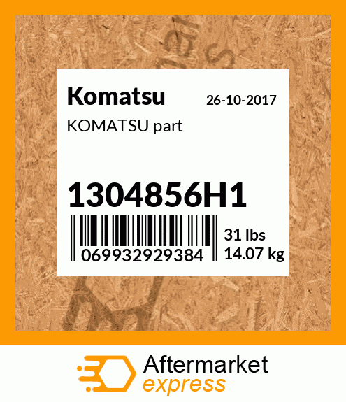 KOMATSU part 1304856H1