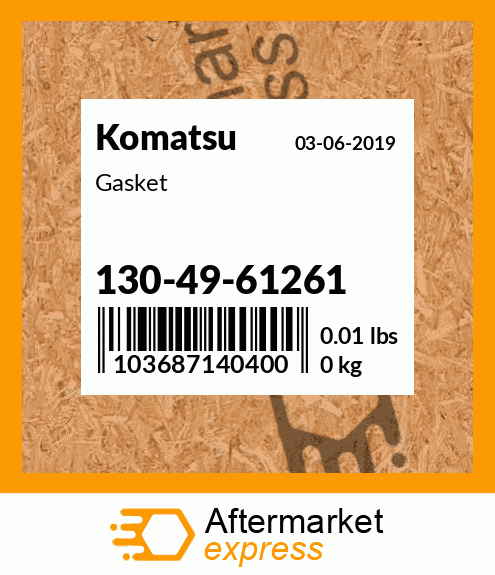 Spare part 130-49-61261 + Gasket