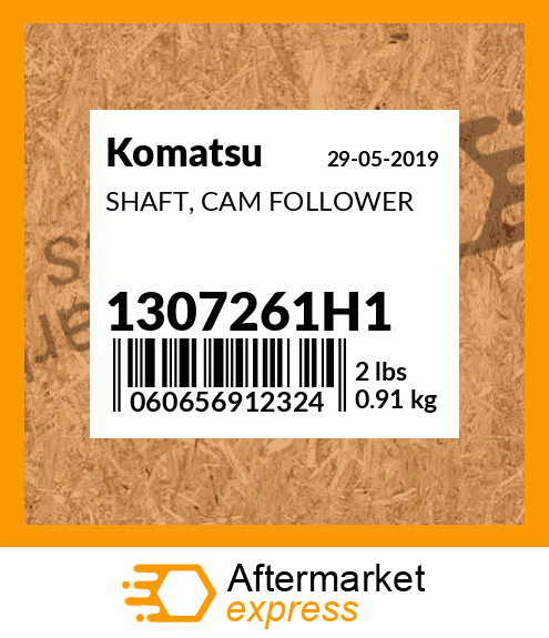 Spare part 1307261H1 + SHAFT, CAM FOLLOWER