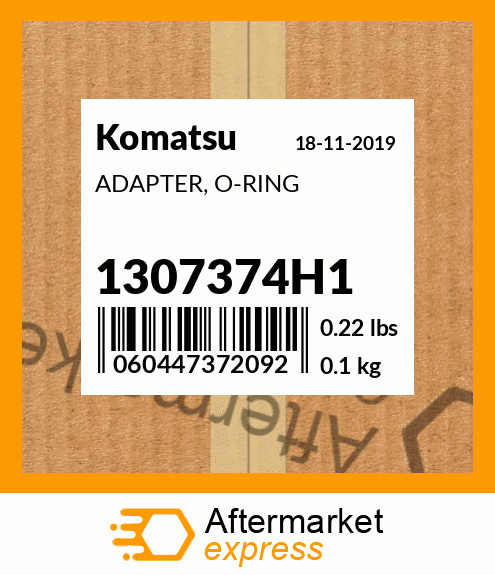 Spare part 1307374H1 + ADAPTER, O-RING