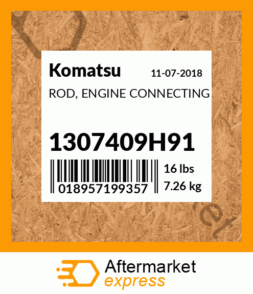 Spare part 1307409H91 + ROD, ENGINE CONNECTING