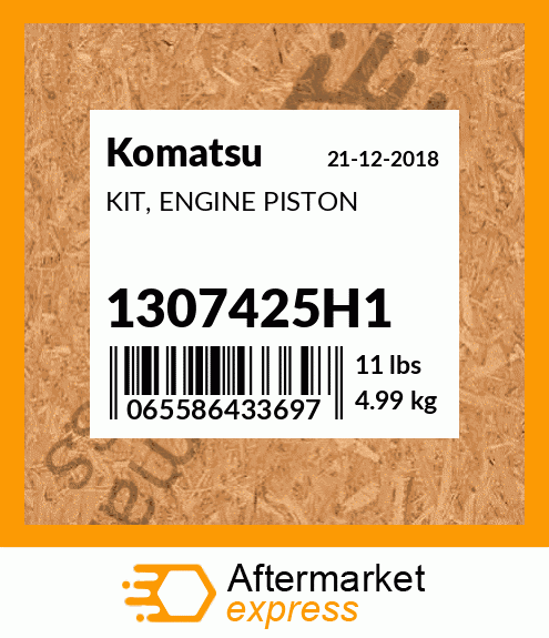 Spare part 1307425H1 + KIT, ENGINE PISTON