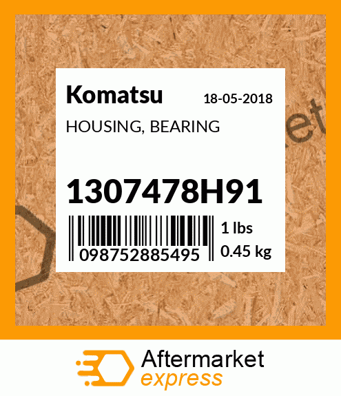 Spare part 1307478H91 + HOUSING, BEARING