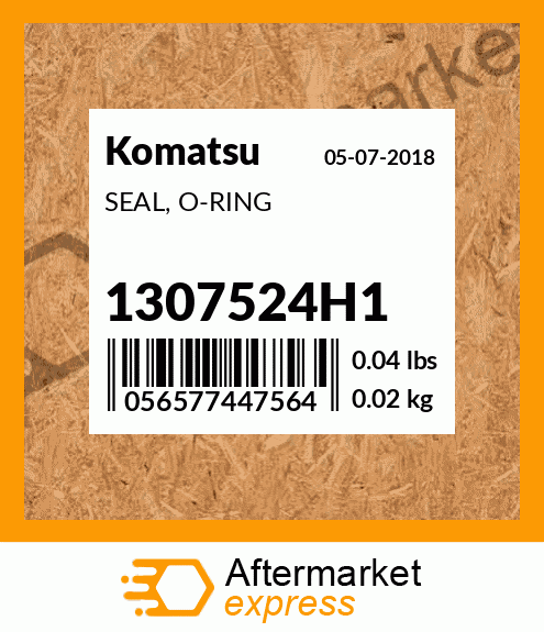 Spare part 1307524H1 + SEAL, O-RING