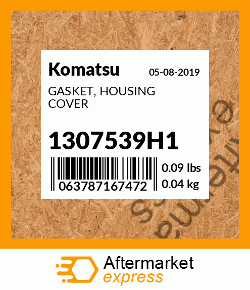 Spare part 1307539H1 + GASKET, HOUSING COVER