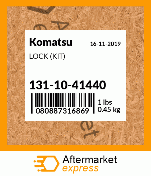 Spare part 131-10-41440 + LOCK (KIT)