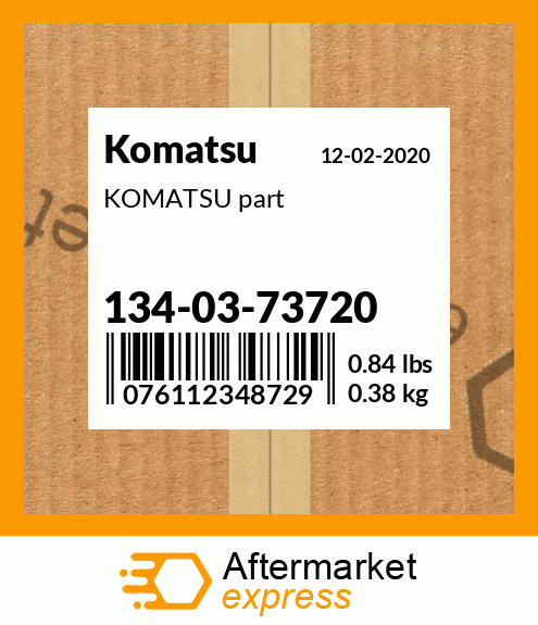 KOMATSU part 134-03-73720